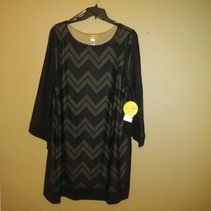 NWT 3X Black Dress
